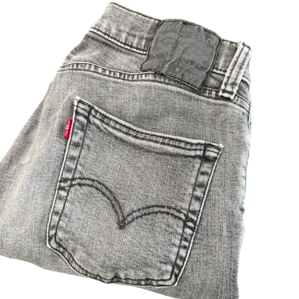 Levis 511 Slim Fit Grey Denim Jeans Mens 30x30 (30x29) 04511-3095 WaterLess‎